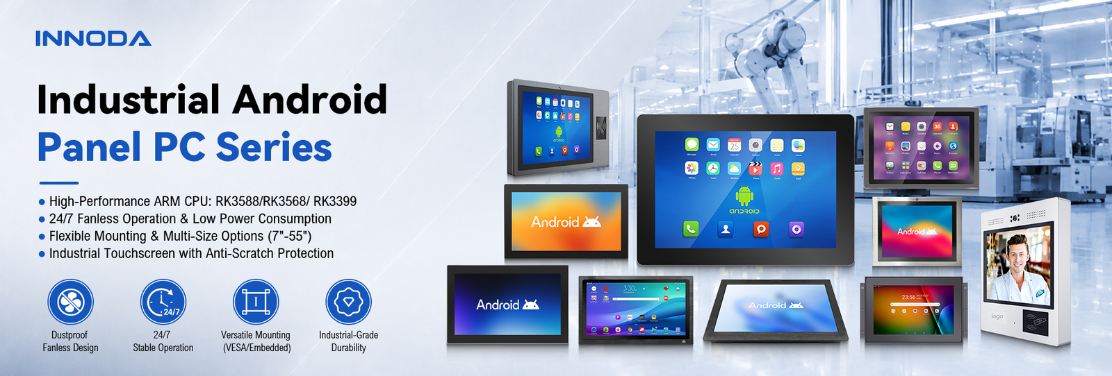 Waterproof Touch PC& Industrial Monitor Manufacturer | INNODA 创立达2026 banner 第六张