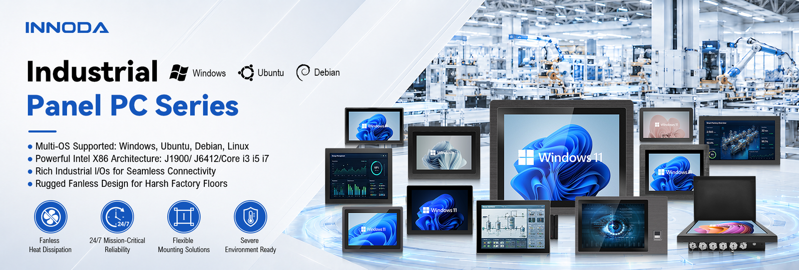 Waterproof Touch PC& Industrial Monitor Manufacturer | INNODA 创立达2026 banner 第四张
