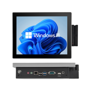 10.4" touch panel pc with magnetic stripe card reader