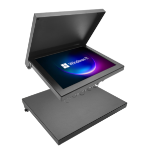 17" full ip67 cnc rugged touch panel pc with protective cover