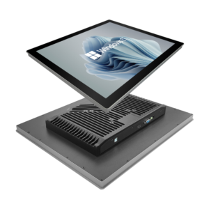 19" die cast aluminum embedded touch industrial monitor