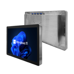 durable stainless steel wall mounted outdoor capacitive touch high brightness 1000nits ip67/68 waterproof panel pc