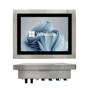 15" flush panel mount stainless steel waterproof industrial pc