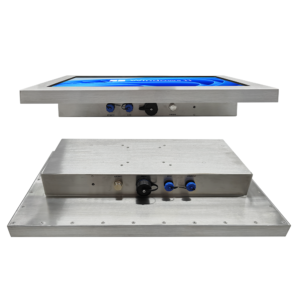 21.5" full ip67 stainless steel waterproof touch industrial monitor