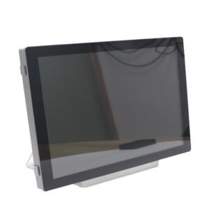 15 inch die-cast aluminum fanless industrial panel PC with IP65 PCAP touch screen front view
