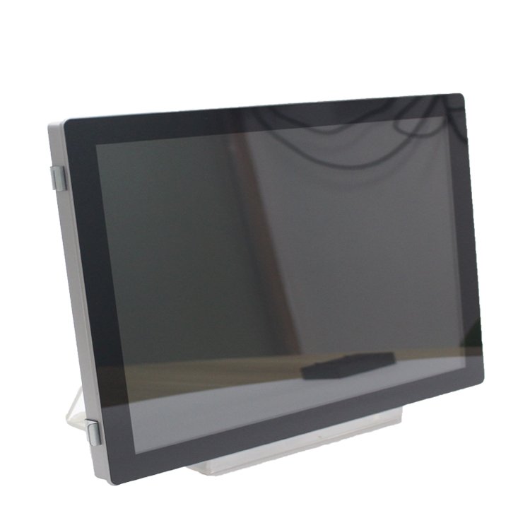 Waterproof Touch PC& Industrial Monitor Manufacturer 15 inch die-cast aluminum fanless industrial panel PC with IP65 PCAP touch screen front view