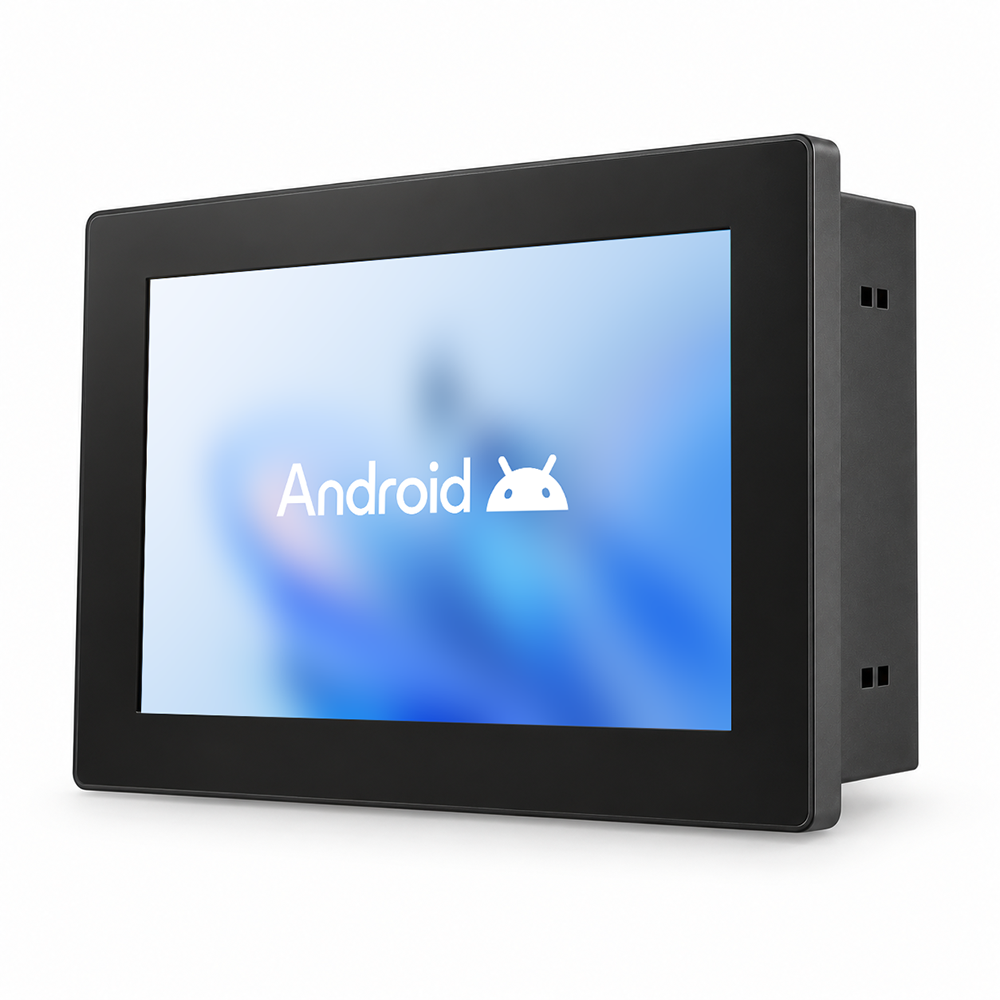 Waterproof Touch PC& Industrial Monitor Manufacturer Anti-glare true flat projected capacitive touch screen of 10.1 inch outdoor sunlight readable Android industrial tablet