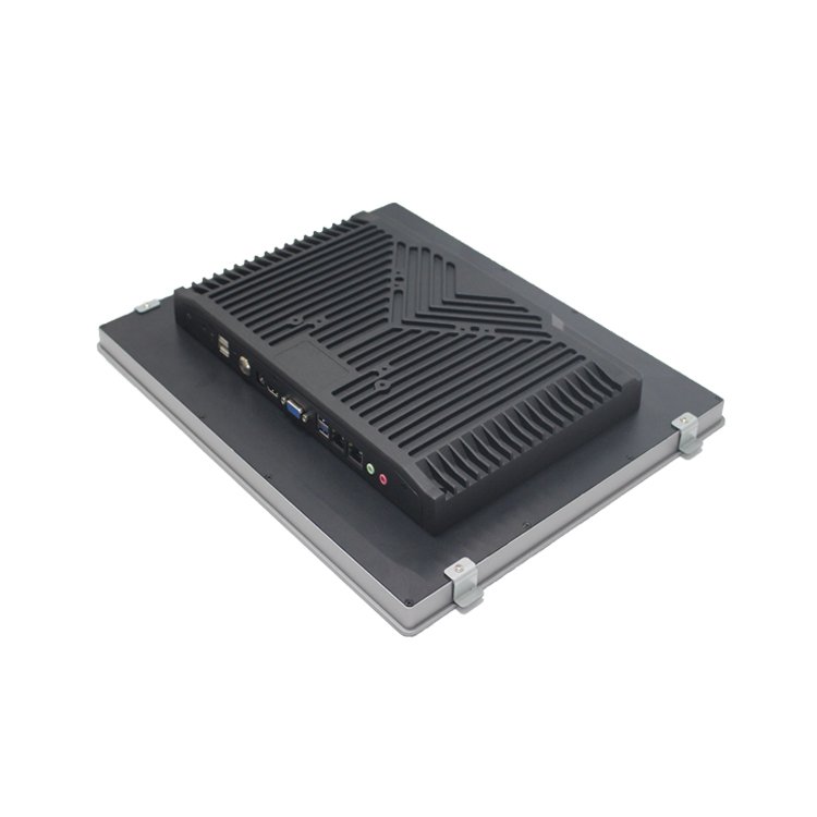 5 Heavy-duty die-cast aluminum rear heat sink chassis with V-pattern cooling fins for fanless operation